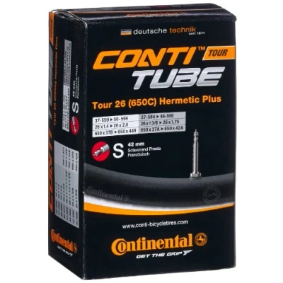 Abbildung von Continental Fahrradschlauch Tour 26 Hermetic Plus, Schwarz, 0182271