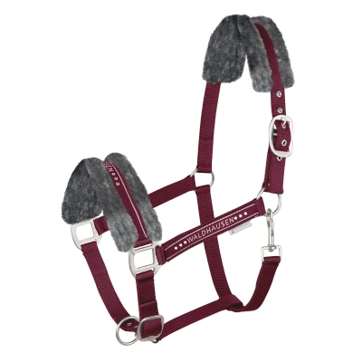 Abbildung von Waldhausen Halfter Elegant Velvet RotVerkauft von Agradi