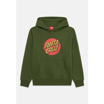Abbildung von Santa Cruz Youth Classic DOT HOOD Unisex Sweatshirt für Kinder, Größe: 128 140, Dark moss