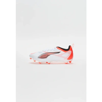 Abbildung von Puma Ultra 5 PLAY Fußballschuh Nocken für Kinder, Größe: 28, White/black/glowing red Schuhe