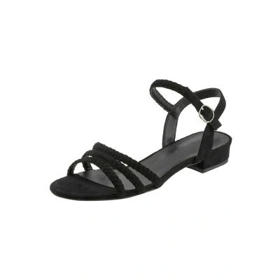Abbildung von LASCANA Sandale »Sommerschuh«, Sandalette, Sommerschuh mit geflochtenen Riemchen VEGAN