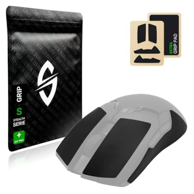 Abbildung von SensoryBoost Grip Tape Set für Razer Viper Ultimate, V2 Pro (+ extra Pad) Schweißabsorbierend, extrem rutschfest, Ultradünn (0.5mm) Selbstklebend &amp; Rückstandsfrei Gaming Maus Zubehör