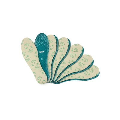 Abbildung von Kaps 6 PAIR PACK ALOE VERA AND Ultrafresh CUT TO FIT Insole SET Schuhsohle/Fußbett, Herren, Größe: One Size, Green Schuhe
