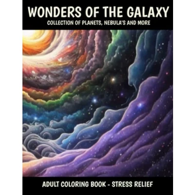 Abbildung von Wonders of the Galaxy Adult Coloring Book: Collection Planets, Nebula&#039;s and More