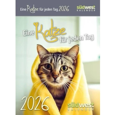 Abbildung von Eine Katze für jeden Tag 2026 Tagesabreißkalender zum Aufstellen oder Aufhängen