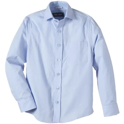 Abbildung von G.O.L. Jungen Hemd mit Haifischkragen, Slimfit, Einfarbig, Gr. 176, Blau (skyblue)