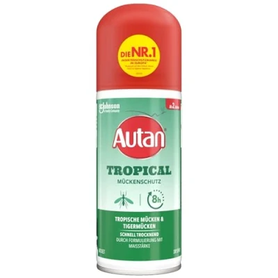 Abbildung von Autan Tropical Mückenschutz, Dry Spray, Travel Essentials, 1er Pack, (1 x 100ml)