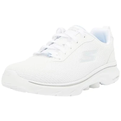 Abbildung von Skechers Damen Go Walk 7 Clear Path, Weißer Textilbesatz, 37.5 EU