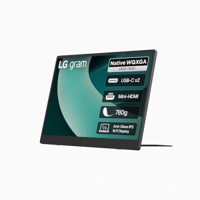 Abbildung von LG gram +View 17MT70, 17 Zoll Portable Monitor, 16:10, WQXGA 2.560x1.600, DCI P3 99%, 350 cd/m² Helligkeit, USB Typ C