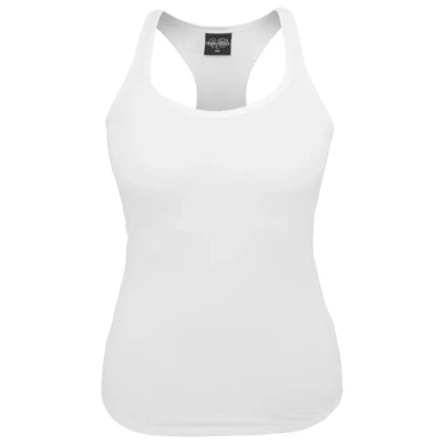 Abbildung von Urban Classics Ladies Jersey Tanktop Top, Damen, Größe: Large, White