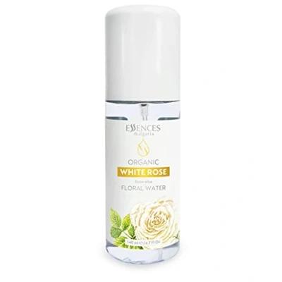 Abbildung von Essences Bulgaria Bio Weiße Rose 140ml Rosa alba 100% Rein und Natürlich Erfrischendes Anti Aging Schönheitsspray Alkoholfrei Make up Entferner Feuchtigkeitsspendend Vegan