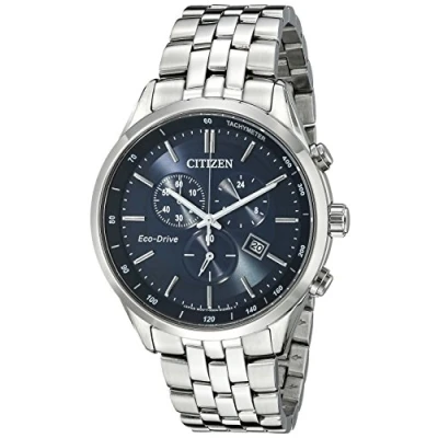 Abbildung von Citizen Herren Chronograph Quarz Uhr mit Edelstahl Armband AT2141 52L
