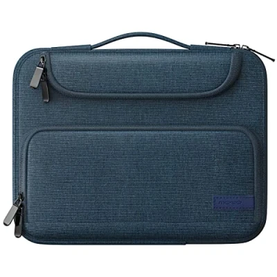Abbildung von MoKo 9 11&quot; Tablet Tasche, Einziehbar Griff Schutztasche für iPad Pro 11 M2 2022 2018, 10. 10,9 2022, air 5 10,9&quot; 9/8/7 Gen 10,2, Galaxy Tab S9 2023, S8 11&quot;, Indigo
