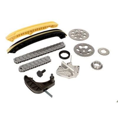 Abbildung von SKF VKML 81003 Steuerkettensatz mit Ölpumpenkette Simplex, Kette geschlossen SKODA: Fabia 2, 1 Combi, VOLKSWAGEN: Polo IV Hatchback