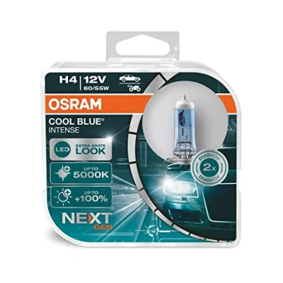 Abbildung von Osram NIGHT BREAKER LASER HB4, 150% mehr Helligkeit, Halogen Scheinwerferlampe, 9006NL 2HB, 12V PKW, Hängebox (2 Lampen), white