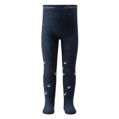 Abbildung von Sterntaler Kinder Strumpfhose mit Motiv Eisbär, Jungen komfortable weichem Innenfrottee und Po marine, 92