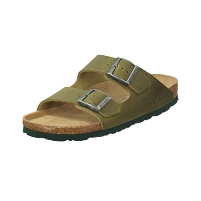 Abbildung von Rohde Grado Pantolette flach, Herren, Größe: 41, Olive Schuhe