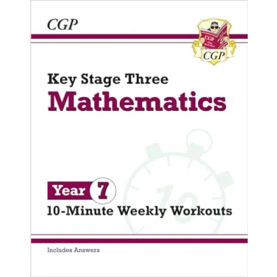 Abbildung von KS3 Year 7 Maths 10 Minute Weekly Workouts (CGP Tests)