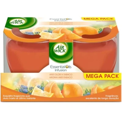 Abbildung von Air Wick Duftkerze 105 g (Paquete de 2) Afrutada, Orange