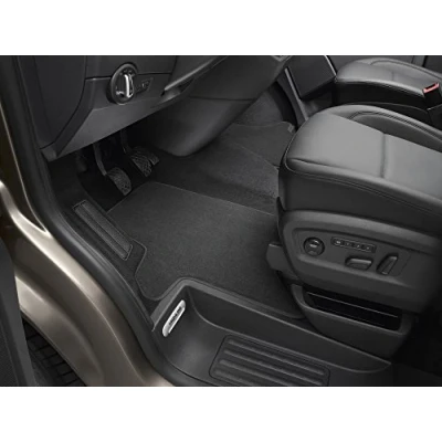 Abbildung von Original VW Premium Velours Fußmatten 2 tlg vorn T5 T6 Transporter Multivan California Caravelle *** Druckknopf Textil Stoff 7E1061275AWGK