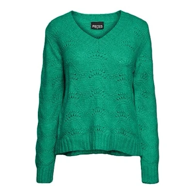 Abbildung von Pieces Pcbibbi Strickpullover, Damen, Größe: XS, Parakeet