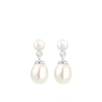 Abbildung von Elli Pearl Classic Ohrringe, Damen, Größe: One Size, Silver