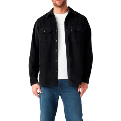 Abbildung von Levi&#039;s Jackson Worker Hemd, Herren, Größe: Large, Jet black