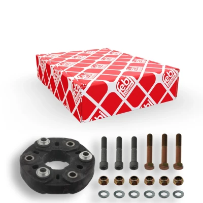 Abbildung von febi BILSTEIN 03480 Hardyscheibe 110 hinten 144 Plus mit Schrauben, Unterlegscheiben Muttern MERCEDES BENZ: E Class Saloon
