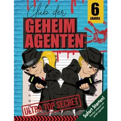 Abbildung von Geheimagenten Schnitzeljagd Kindergeburtstag ab 6 Jahren: Scharfsinnig und voller Tatendrang lösen wir spannende Fälle. Ein cooler Geheimagentenclub, der auf euch wartet! (Bravo Schatzsuche)