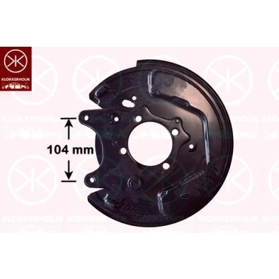 Abbildung von BLIC 6508 03 8116875K Ankerblech Hinterachse links TOYOTA: Corolla IX Station Wagon