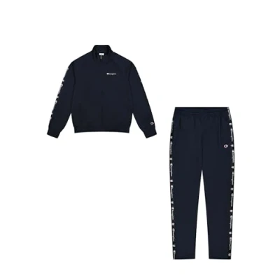 Abbildung von Champion Retro Sport FULL ZIP Tracksuit Trainingsanzug, Herren, Größe: Small, Navy