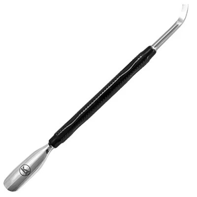 Abbildung von K Pro Nagelhautschieber Nagelreiniger Edelstahl Spatel Pusher (Schwarz)