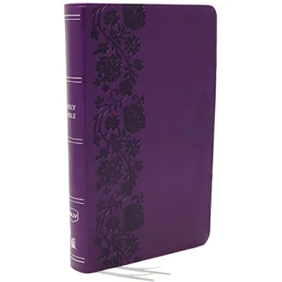 Abbildung von NKJV, End of Verse Reference Bible, Personal Size Large Print, Leathersoft, Purple, Red Letter, Comfort Print: Holy New King James Version