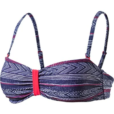 Abbildung von FIREFLY Damen Wally Bikinioberteil, Red/AOP Denim, 38C