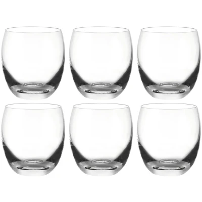 Abbildung von Leonardo Cheers Trink Gläser, 6er Set, spülmaschinenfeste Wasser Becher aus Glas, Getränke Saft 400 ml, 060414