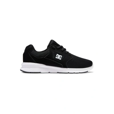 Abbildung von DC Shoes Skyline Leicht Sneaker low, Herren, Größe: 38, Black/white Leder und textil