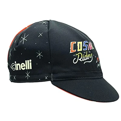 Abbildung von Cinelli Unisex Sergio Mora Cosmic Riders Radkappe, Schwarz, Einheitsgröße