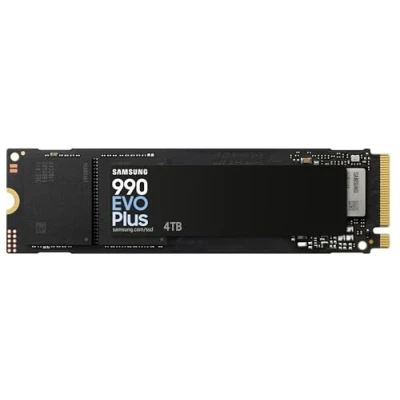 Abbildung von Samsung 990 EVO Plus NVMe M.2 SSD 4 TB, PCIe 4.0 x4 / 5.0 x2, 2.0 (2280), 7.250 MB/s Lesen, 6.300 Schreiben, Interne für Gaming und Grafikbearbeitung, MZ V9S4T0BW