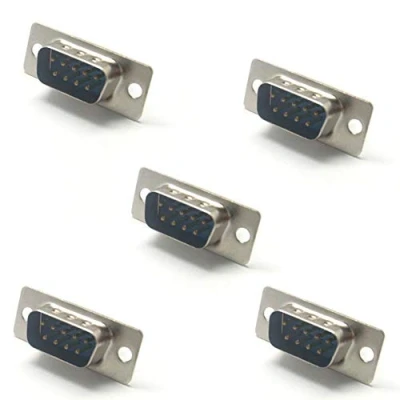 Abbildung von S SIENOC RS232 Solder Serial Adapter DB9 9 Pins Buchse Stecke Löten Plug Steckverbinder x5 x10 für Gender Changer (DB Stecker x5)