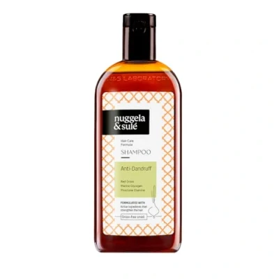 Abbildung von Nuggela &amp; Sulé Anti Schuppen Profi Shampoo. Mit rotem Zwiebelextrakt und Pirocton Olamin. Epigenetische Formel, die beseitigt das Haarwachstum stimuliert. 1 x 250 ml