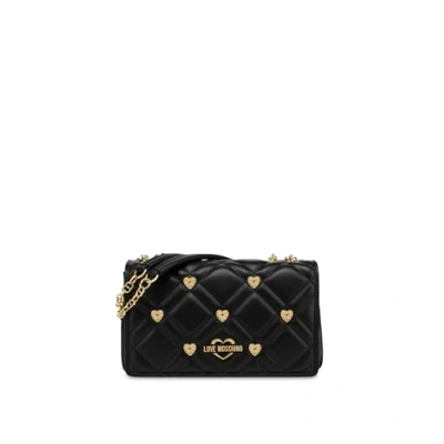 Abbildung von Love Moschino Sweet Studs Umhängetasche, Damen, Größe: One Size, Nero