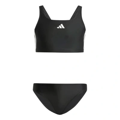 Abbildung von adidas Performance 3STRIPES Vback KIDS Bikini für Kinder, Größe: 104, Black white