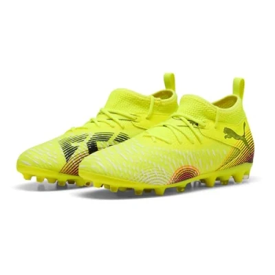 Abbildung von Puma Future 8 Match MG JR Unisex Fußballschuh Nocken für Kinder, Größe: 37.5, Yellow alert/puma black/sun struck Schuhe