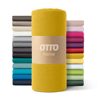 Abbildung von OTTO home Spannbettlaken "PAPRIKA" Bettlaken Laken in zwei Qualitäten: Fleece &amp; Jersey, schnelltrocknend