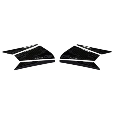 Abbildung von Tankpad Knee Pad Sticker kompatibel mit Yamaha MT 09 Teck Black 2024 X801114VA