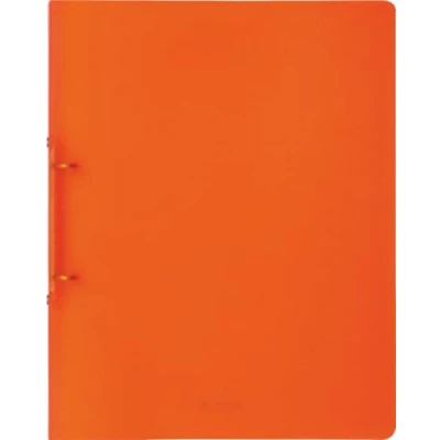 Abbildung von Brunnen 106551640 Ringbuch FACT!pp (A4, transluzente PP Folie, 16 mm Füllhöhe, 2 Ringe) orange