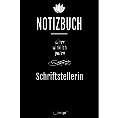 Abbildung von Notizbuch für Schriftsteller / Schriftstellerin: Originelle Geschenk Idee [120 Seiten liniertes blanko Papier]
