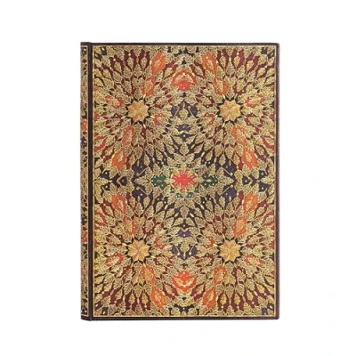 Abbildung von Paperblanks Fire Flowers Midi Unlined Elastic Band Closure 120 Gsm