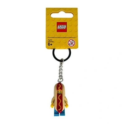 Abbildung von LEGO 853571 City Mann im Hot Dog Kostüm Schlüsselanhänger