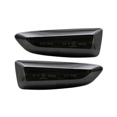 Abbildung von AUTO STYLE Satz LED Seitenblinker kompatibel mit Opel diverse Modelle Smoke inkl. dynamischem Lauflicht, Rauchgrau